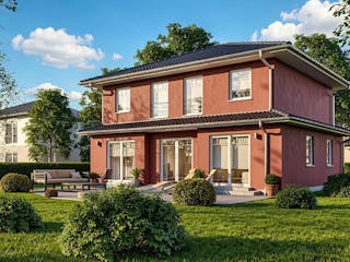 Massivhaus Stadthaus 165 von TIMOWA Massivhäuser Schlüsselfertig ab 368900€, Stadtvilla Außenansicht 1