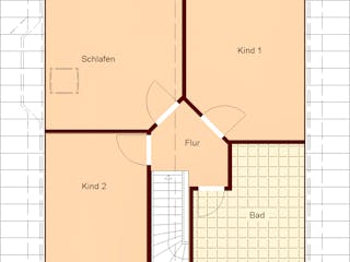 Massivhaus Nienhagen von TIMOWA Massivhäuser Schlüsselfertig ab 281900€, Satteldach-Klassiker Grundriss 2