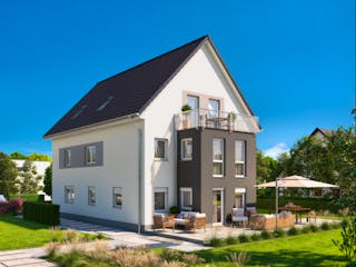 Massivhaus Haus Stralsund (3 WE) von ROTH MASSIVHAUS Schlüsselfertig ab 798600€, Satteldach-Klassiker Außenansicht 1