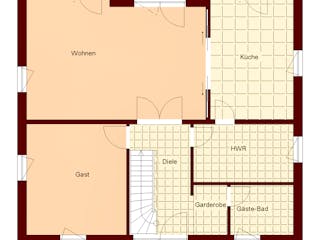Massivhaus Stadthaus 165 von TIMOWA Massivhäuser Schlüsselfertig ab 368900€, Stadtvilla Grundriss 1