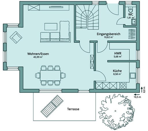 Talbau Haus 101 Floorplan 1