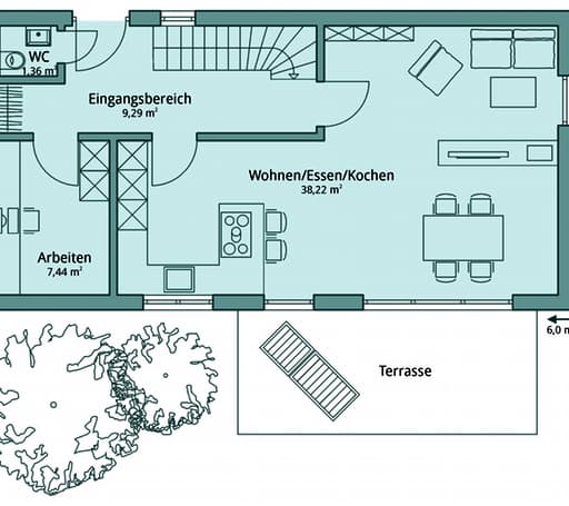 Haus 104 Floorplan 1