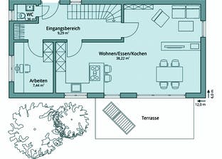 Haus 104 Grundriss