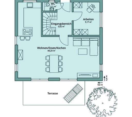 Talbau Haus 106 Floorplan 1