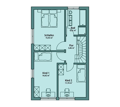 Talbau Haus 107 Floorplan 2