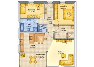 Planungsbeispiel 108H10 Grundriss