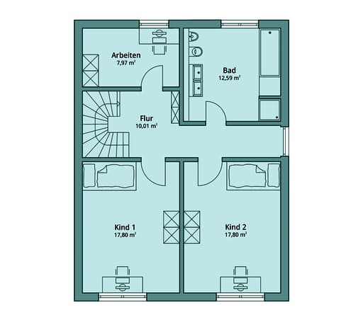 Talbau Haus 115 Floorplan 2