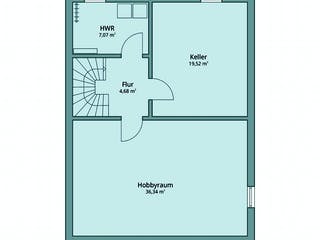 Fertighaus Haus 115 von TALBAU-Haus Schlüsselfertig ab 446110€, Pultdachhaus Grundriss 4