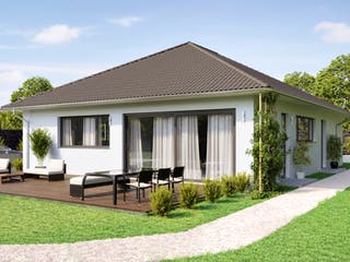 Fertighaus Haus 116 von TALBAU-Haus Schlüsselfertig ab 211904€, Bungalow Außenansicht 1
