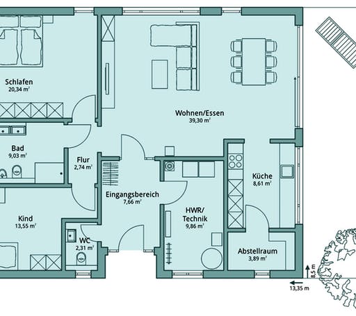 Talbau Haus 116 Floorplan 1