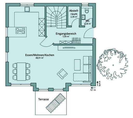 Talbau Haus 117 Floorplan 1