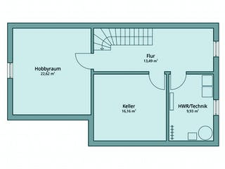 Fertighaus Haus 119 von TALBAU-Haus Schlüsselfertig ab 248403€, Satteldach-Klassiker Grundriss 3