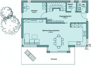Haus 120 Grundriss