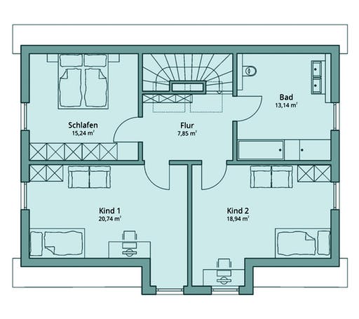 Talbau Haus 120 Floorplan 2