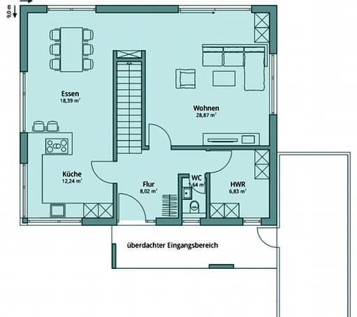 Talbau Haus 121 Floorplan 1