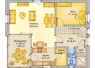 Planungsbeispiel 125H15 Grundriss