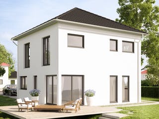 Fertighaus Haus 127 von TALBAU-Haus Schlüsselfertig ab 260164€, Stadtvilla Außenansicht 1