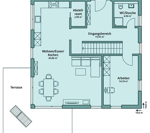 Talbau Haus 127 Floorplan 1