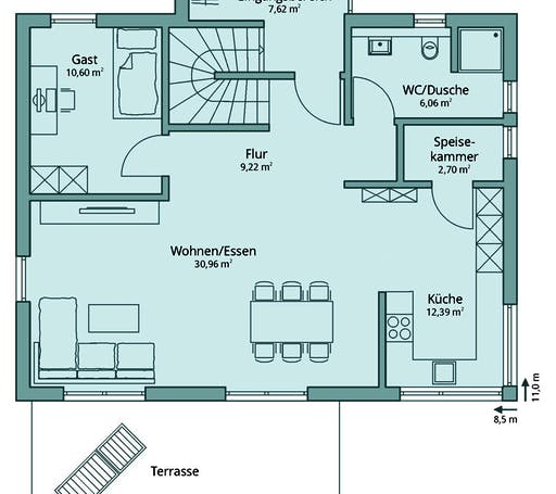 Talbau Haus 128 Floorplan 1