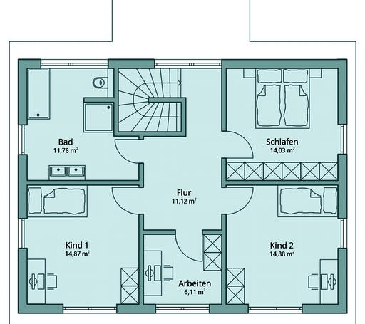 Talbau Haus 128 Floorplan 2