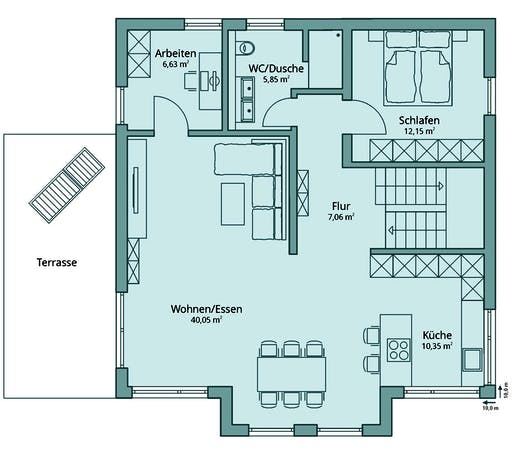 Talbau Haus 129 Floorplan 2