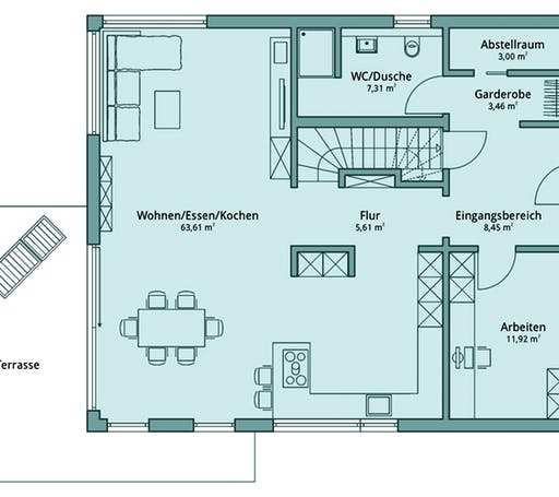 Talbau Haus 131 Floorplan 1