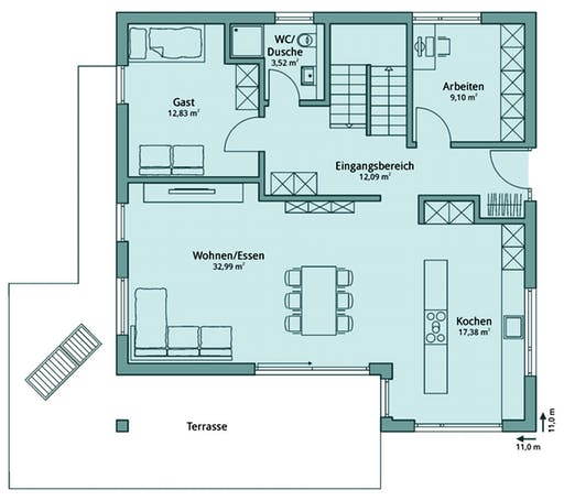 Talbau Haus 132 Floorplan 1