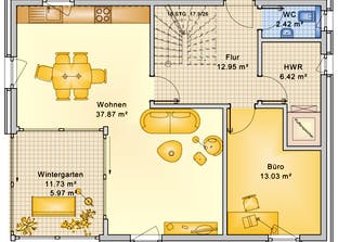 Planungsbeispiel 139H15 Grundriss