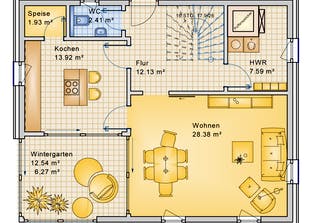 Planungsbeispiel 139H20 Grundriss