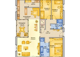 Planungsbeispiel 140H10 Grundriss