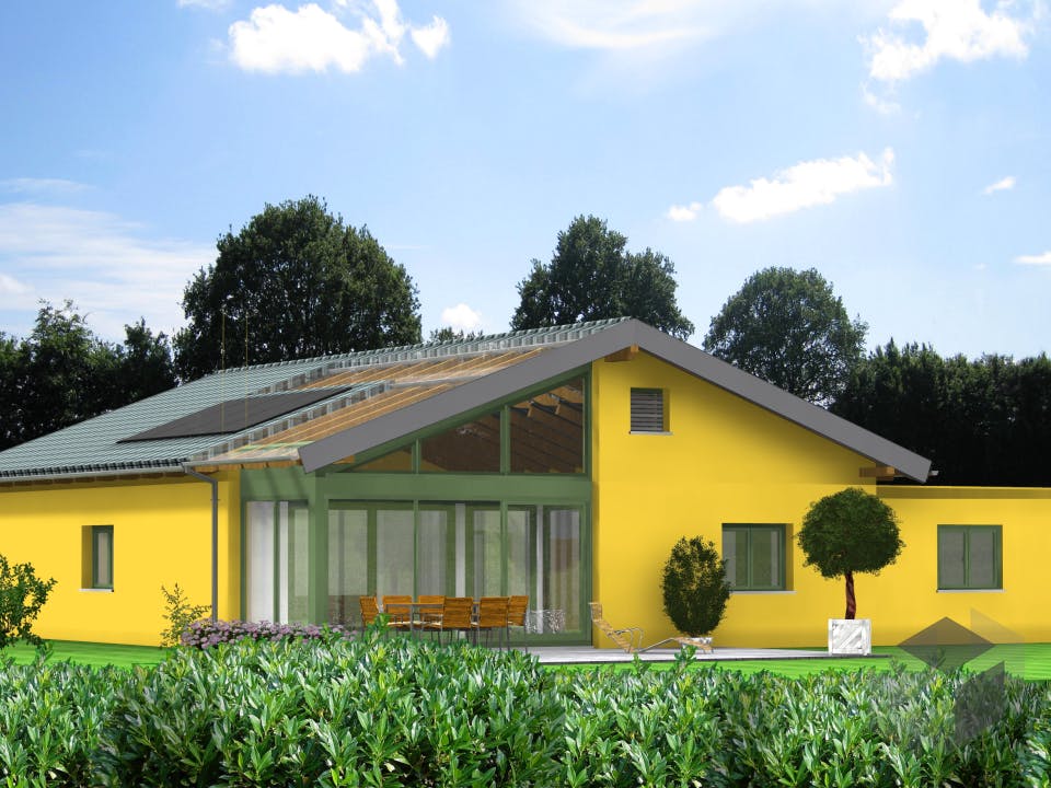 Einfamilienhaus Planungsbeispiel 145H10 von BioSolarHaus