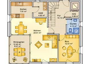 Planungsbeispiel 159SB20 Grundriss