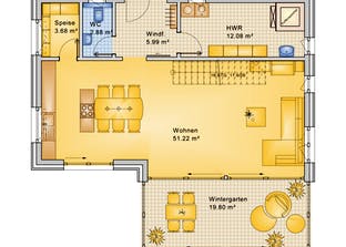 Planungsbeispiel 170H20 Grundriss