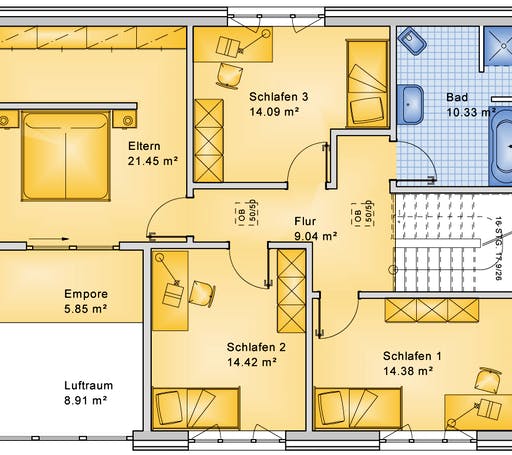 Bio-Solar-Haus - Planungsbeispiel 183H20 Floorplan 2