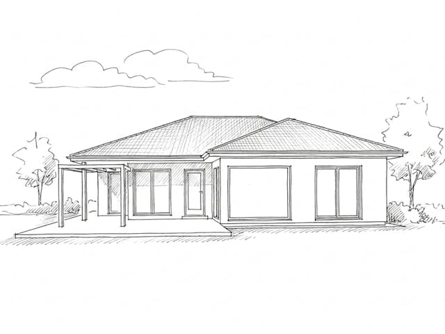 Massivhaus Bungalow 130 von Ever Energy Home, Bungalow Außenansicht 1