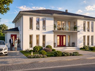 Massivhaus Stadtvilla Havelblick von Mein Haus Bausysteme, Stadtvilla Außenansicht 5