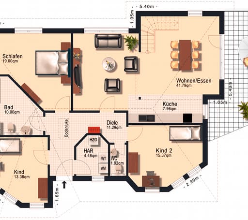 Elbe-Haus - Modell 3.144 EG