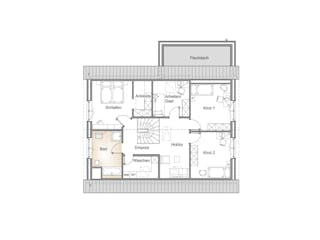 Massivhaus EINFAMILIENHAUS 195 MIT EINLIEGERWOHNUNG von Kähler Massivhaus Schlüsselfertig ab 490980€, Grundriss 2