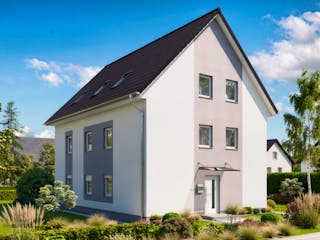 Massivhaus Haus Stralsund (3 WE) von ROTH MASSIVHAUS Schlüsselfertig ab 798600€, Satteldach-Klassiker Außenansicht 2