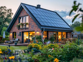 Massivhaus Jubilé-Haus 160 von GfG-Architektenhäuser Schlüsselfertig ab 299900€, Satteldach-Klassiker Außenansicht 3