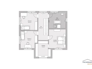 Fertighaus Stadtvilla S 172 von FischerHaus, Stadtvilla Grundriss 2
