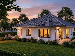 Massivhaus Altefähr von TIMOWA Massivhäuser Schlüsselfertig ab 285900€, Bungalow Außenansicht 2