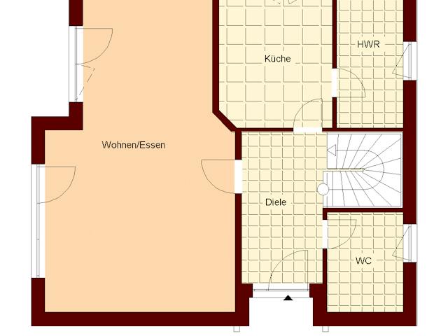 Massivhaus Rerik von TIMOWA Massivhäuser Schlüsselfertig ab 312900€, Satteldach-Klassiker Grundriss 1