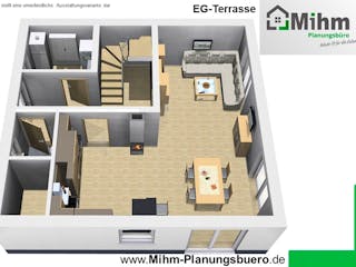 Massivhaus Idealo 120 WD von Mihm Thermobau, Stadtvilla Innenansicht 2