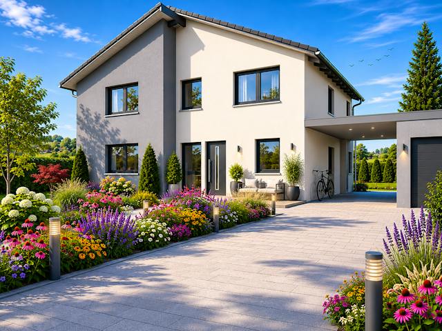 Massivhaus Klassiker 165 von Bauwerk Chemnitz Immobilien Schlüsselfertig ab 495000€, Satteldach-Klassiker Außenansicht 1