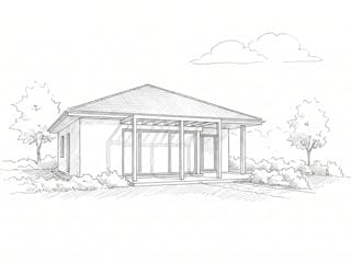 Massivhaus Bungalow 100 von Ever Energy Home, Bungalow Außenansicht 4