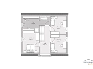 Fertighaus Klassisch S 142 (CasaMina) von FischerHaus, Satteldach-Klassiker Grundriss 2
