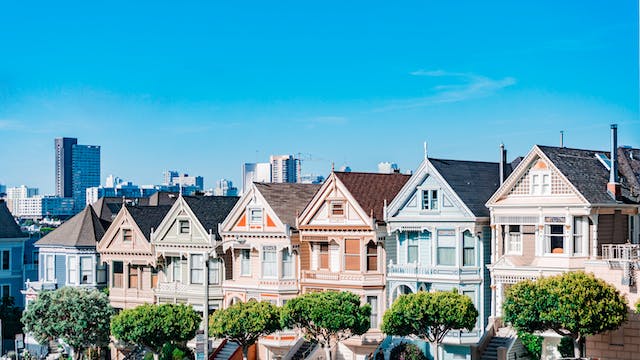 Amerikanische Townhouses