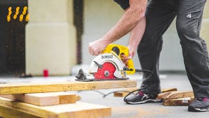 Bauarbeiter auf der Baustelle