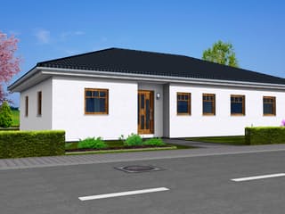 Fertighaus Bungalow B 114 von Zimmermann Haus, Bungalow Außenansicht 1